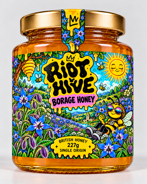 Riot Hive Borage Honey 227g jar