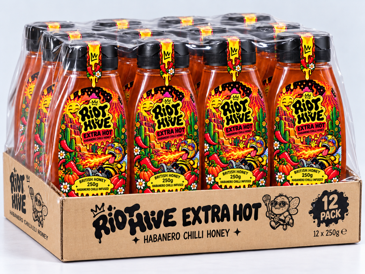 Extra Hot Habanero Honey Catering 12-Pack